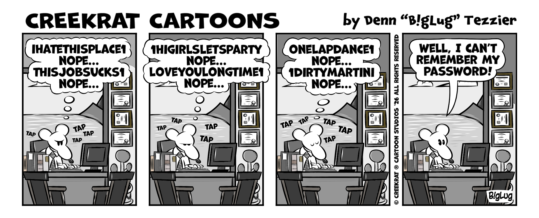 Creek Rat comic strip dated 2026-03-22